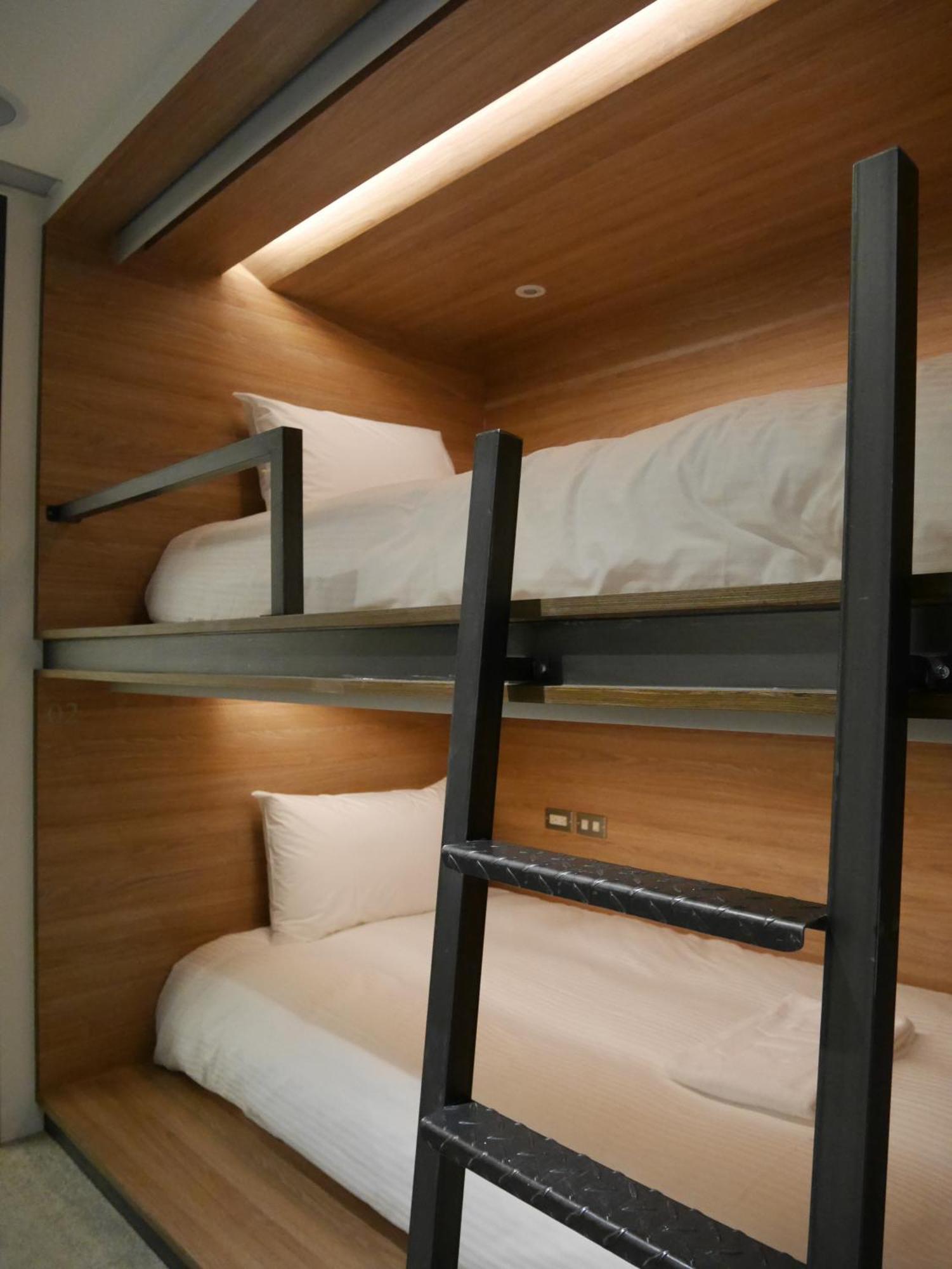 Bouti City Capsule Inn Taipei Rom bilde